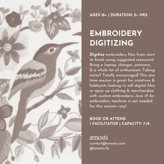 Embroidery Digitizing Workshop